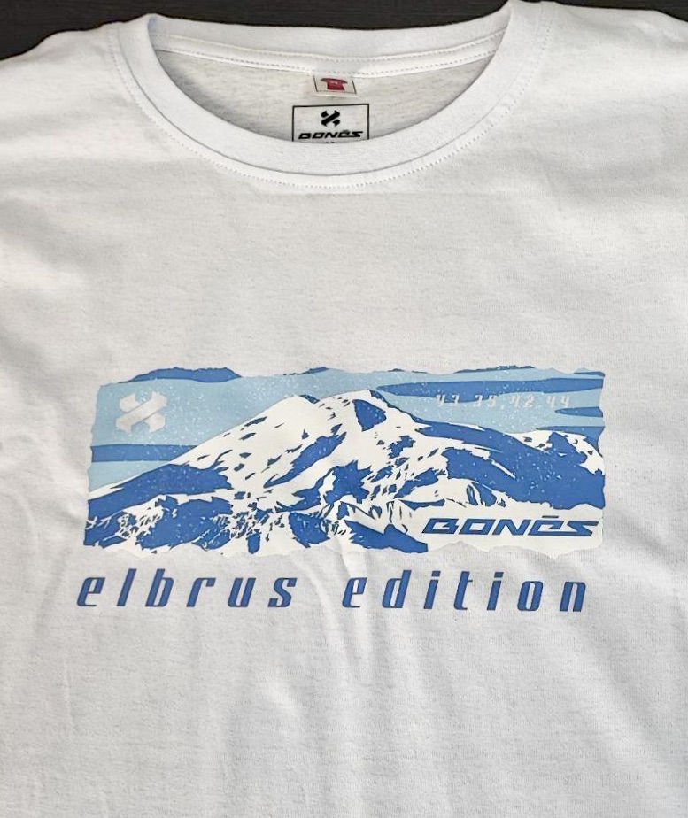 Футболка Bonés Elbrus Edition White