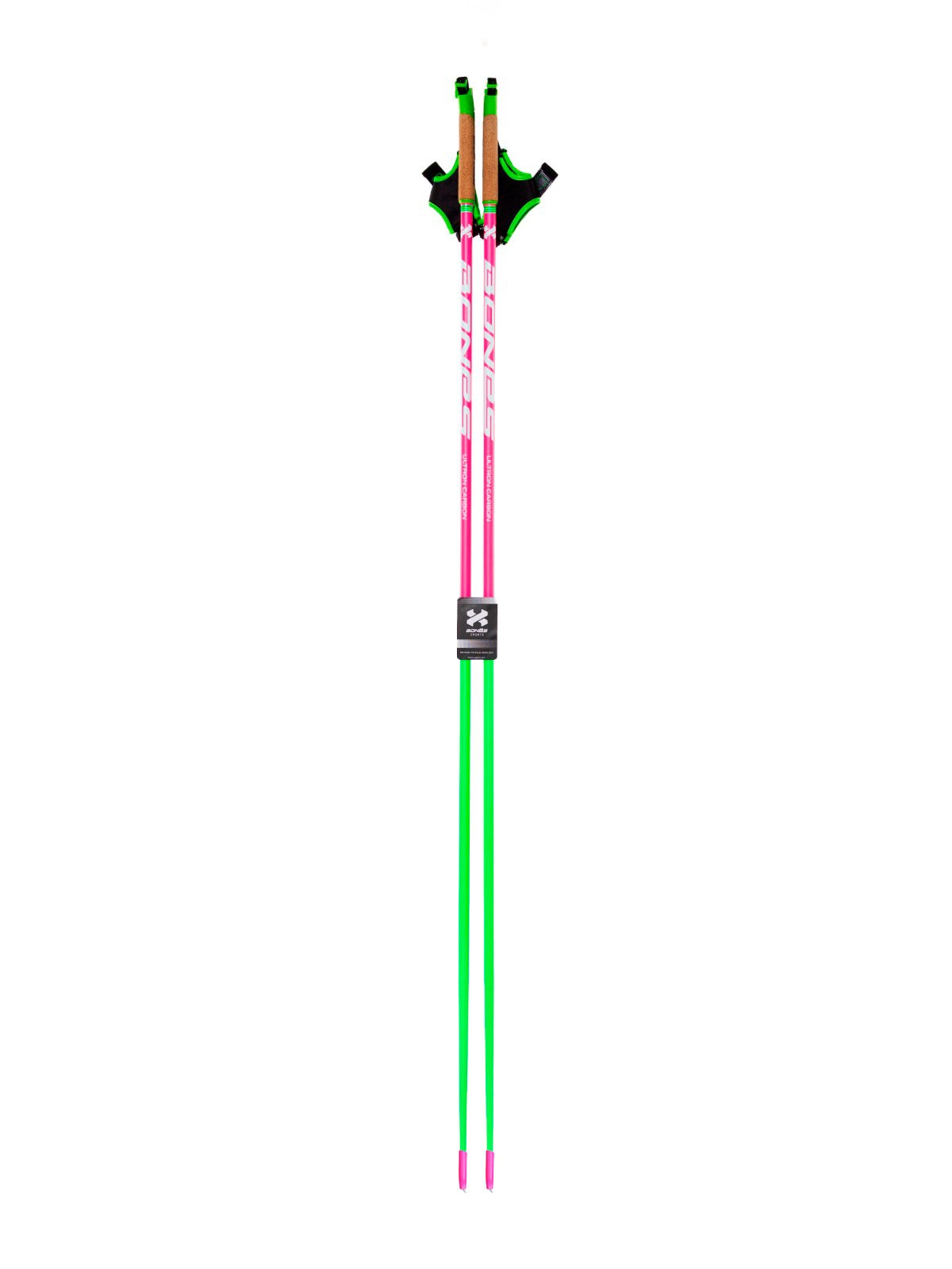Палки для лыжероллеров Carbon Skiroll Pink