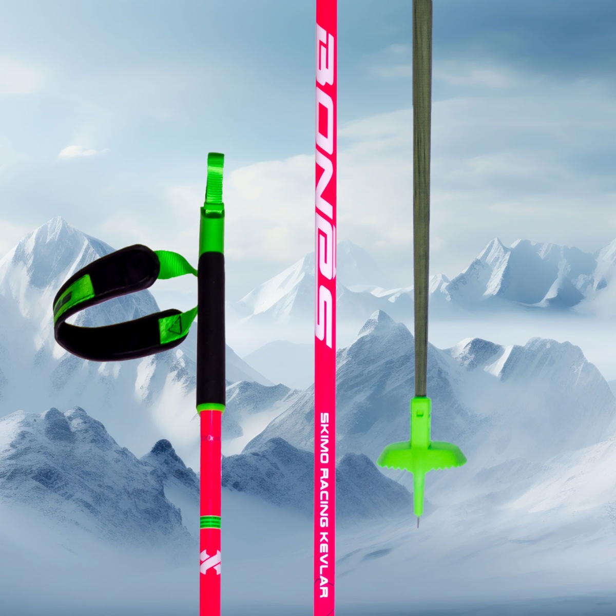 Палки SKIMO Racing Kevlar Pink