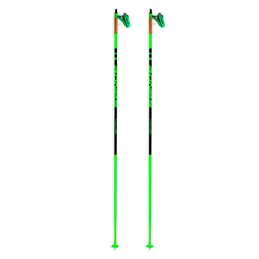 Палки лыжные Carbon Tech Green